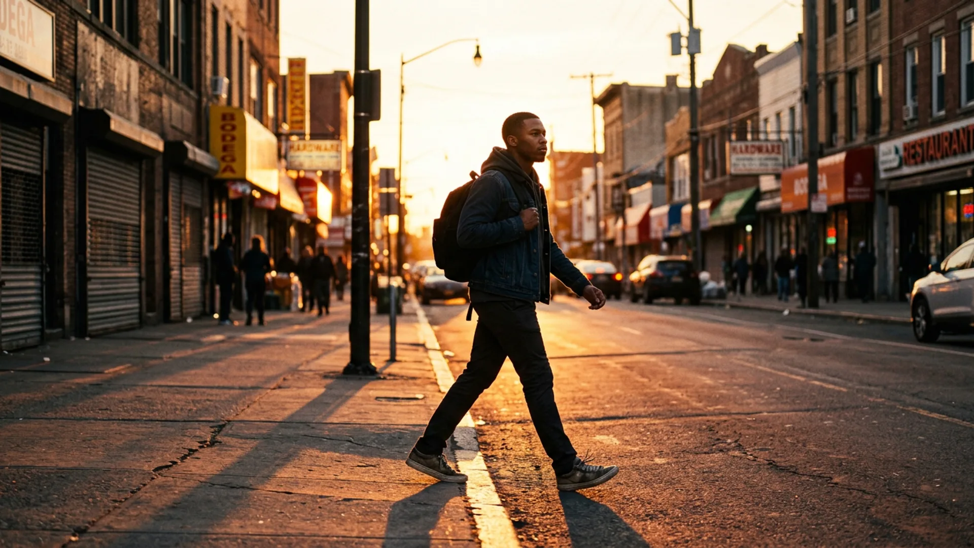 Golden-hour walk